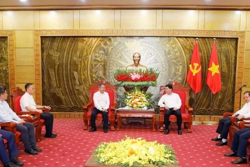 Bí thư Tỉnh ủy Bắc Ninh Nguyễn Hồng Thái tiếp đoàn công tác của Tập đoàn Goertek