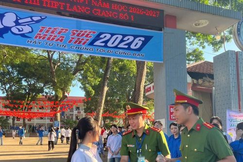 Công an Bắc Ninh bảo đảm an ninh, trật tự kỳ thi tuyển sinh vào lớp 10 năm 2026