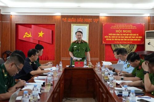 Hội nghị triển khai công tác phối hợp kiểm soát và kiểm tra, giám sát các hoạt động hợp pháp liên quan đến ma túy