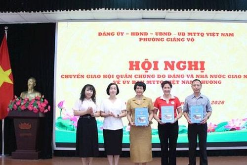Ủy ban Mặt trận Tổ quốc Việt Nam phường Giảng Võ có thêm hai Hội quần chúng