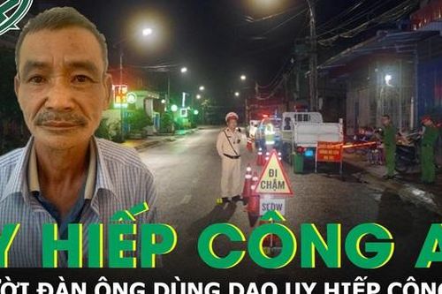 Khởi tố người đàn ông dùng dao uy hiếp công an khi bị kiểm tra nồng độ cồn ở Thái Nguyên