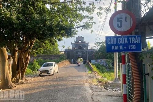 Cửa Trài Kinh thành Huế thông xe trở lại sau hơn một thế kỷ đóng kín