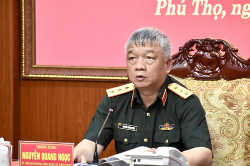 Thượng tướng Nguyễn Quang Ngọc kiểm tra công tác hậu cần, tài chính và đầu tư xây dựng cơ bản tại Quân khu 2