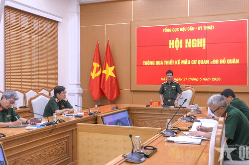 Thông qua thiết kế mẫu cơ quan trung đoàn bộ binh đủ quân