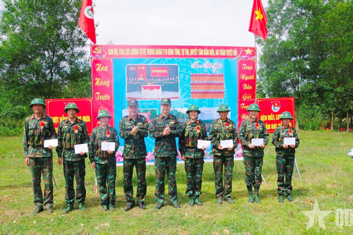 Trung đoàn 719 (Binh đoàn 16) kiểm tra bắn đạn thật
