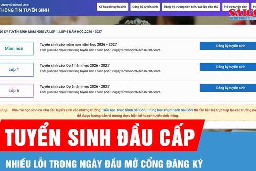 TPHCM: Hệ thống tuyển sinh đầu cấp gặp nhiều lỗi trong ngày đầu mở cổng đăng ký