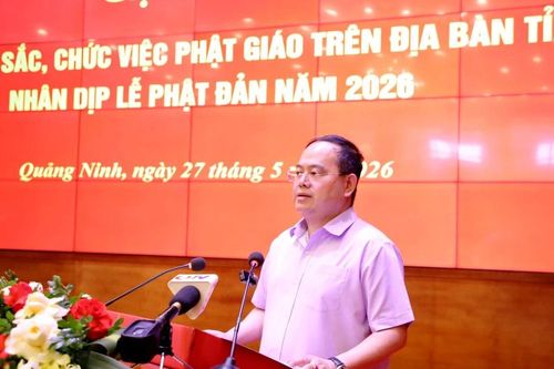 Quảng Ninh gặp mặt chức sắc, chức việc Phật giáo nhân dịp Đại lễ Phật đản