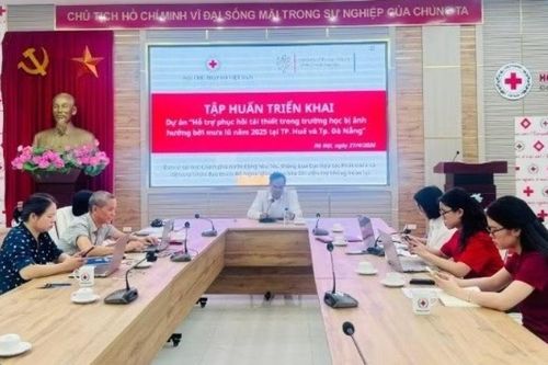 Hỗ trợ các trường học bị ảnh hưởng bởi mưa lũ tại TP. Huế và TP. Đà Nẵng phục hồi tái thiết