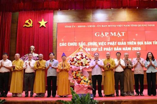 Quảng Ninh gặp mặt các chức sắc, chức việc Phật giáo toàn tỉnh