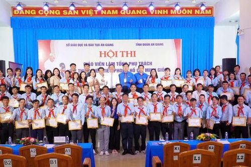 66 giáo viên được công nhận 'Giáo viên làm Tổng Phụ trách Đội giỏi' cấp tỉnh
