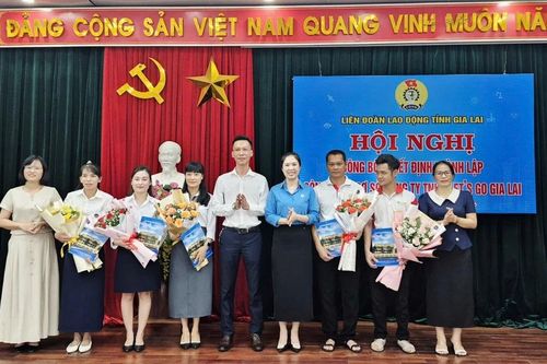 Thành lập Công đoàn cơ sở Công ty TNHH Let's Go Gia Lai