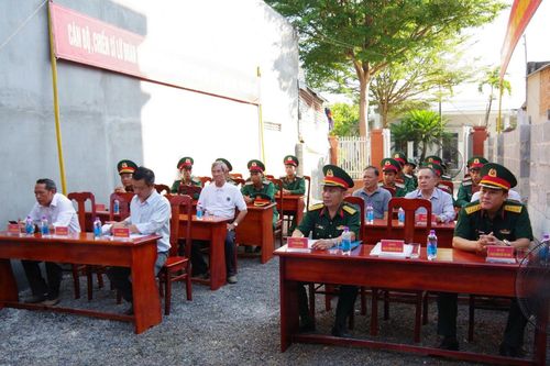 Lữ đoàn 293 khởi công xây dựng Nhà tình nghĩa