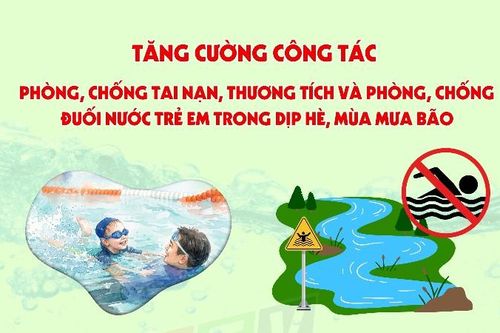Tăng cường công tác phòng, chống tai nạn, thương tích và phòng, chống đuối nước trẻ em trong dịp hè, mùa mưa bão
