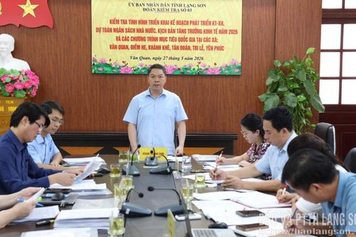 Lãnh đạo UBND tỉnh kiểm tra phát triển kinh tế - xã hội tại một số xã