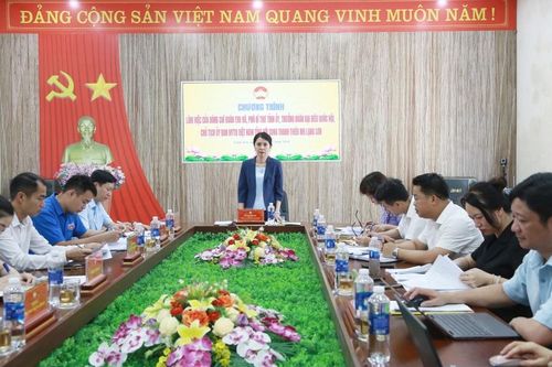 Lãnh đạo tỉnh làm việc với Cung Thanh thiếu nhi