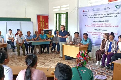 Trịnh Tường: 105 người dân được tập huấn thực hành nông nghiệp thông minh thích ứng với biến đổi khí hậu