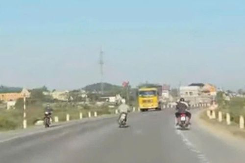 Công an Nghệ An vào cuộc xác minh clip nam thanh niên lạng lách, đánh võng trên quốc lộ 7C