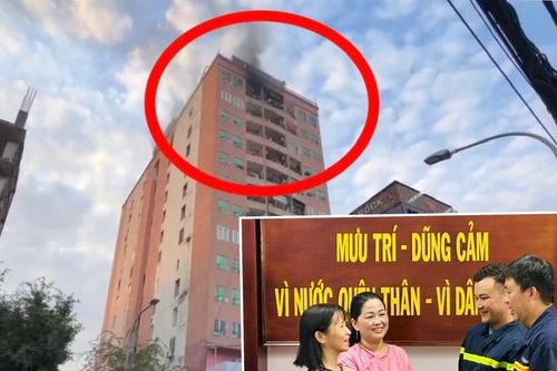 'Nếu không có các anh chắc chồng tôi bị ngạt bởi khói độc!'