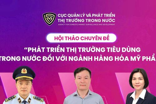 Sắp diễn ra Hội thảo 'Phát triển thị trường tiêu dùng trong nước đối với ngành hàng hóa mỹ phẩm'