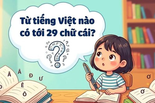 Từ tiếng Việt nào có tới 29 chữ cái?