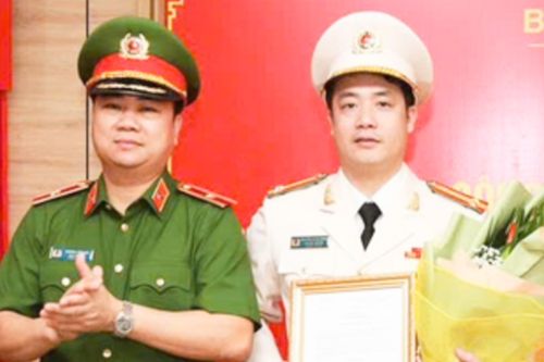 Trung tá Nguyễn Xuân Trung giữ chức Phó Cục trưởng Cục Cảnh sát PCCC và CNCH
