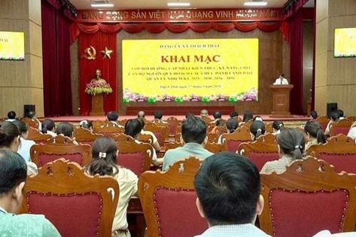 Xã Thạch Thất: Bồi dưỡng, nâng cao năng lực cho 180 cán bộ nguồn quy hoạch