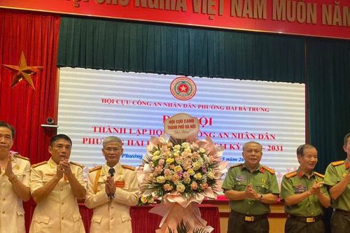 Thành lập Hội Cựu Công an nhân dân phường Hai Bà Trưng