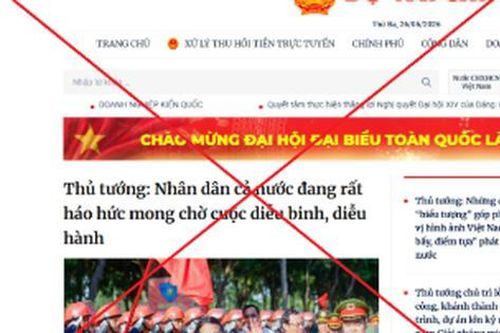 Người dân cần cảnh giác với các trang thông tin giả mạo Bộ Tài chính