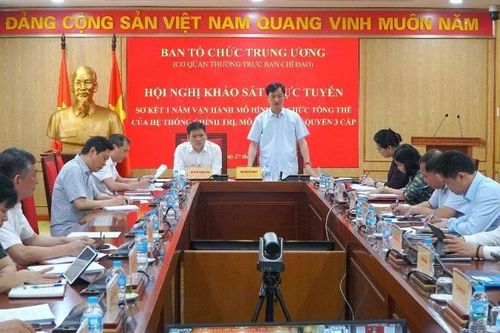 Ban Tổ chức Trung ương khảo sát mô hình chính quyền 3 cấp