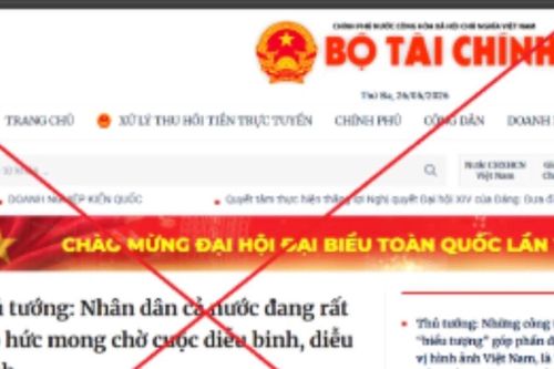 Cảnh báo tình trạng giả mạo Bộ Tài chính để lừa đảo trên mạng