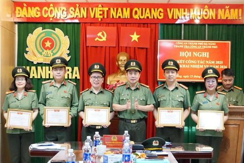 Thanh tra Công an TP Đà Nẵng giữ vững kỷ cương, xây dựng lực lượng trong sạch, vững mạnh