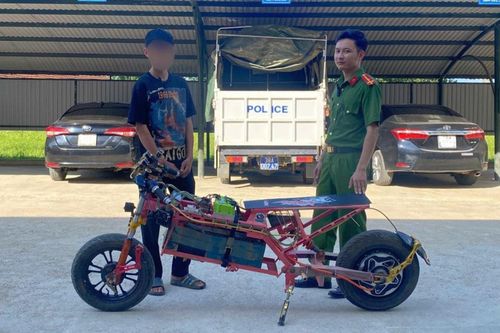 Tịch thu xe điện độ chế
