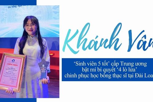 'Sinh viên 5 tốt' cấp Trung ương 'bật mí' bí quyết '4 lò lửa' chinh phục học bổng thạc sĩ tại Đài Loan