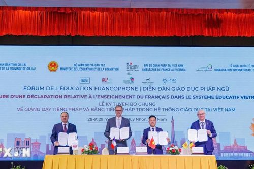 Tăng cường hợp tác phát triển giáo dục Pháp ngữ tại Việt Nam