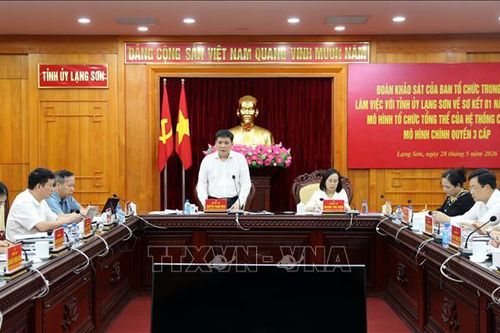 Khảo sát mô hình tổng thể của hệ thống chính trị tại Lạng Sơn