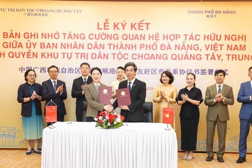 Đà Nẵng thúc đẩy hợp tác với Khu tự trị dân tộc Choang Quảng Tây (Trung Quốc)