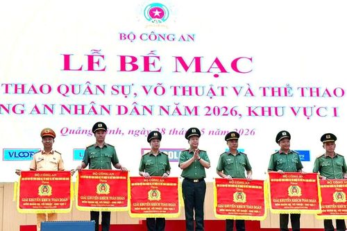 Bế mạc Hội thao quân sự, võ thuật và thể thao CAND 2026 – Khu vực 1