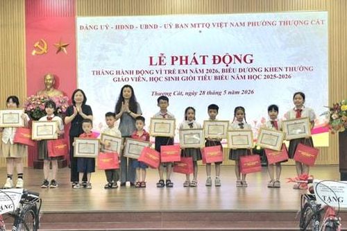Phường Thượng Cát hướng tới một mùa hè an toàn, bổ ích cho trẻ em