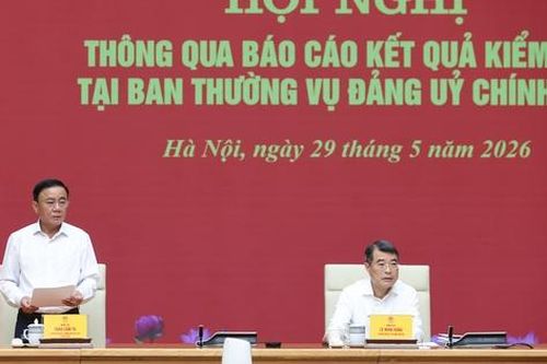 Đoàn kiểm tra của Bộ Chính trị: Đảng ủy Chính phủ hoàn thành khối lượng công việc lớn, có những đột phá