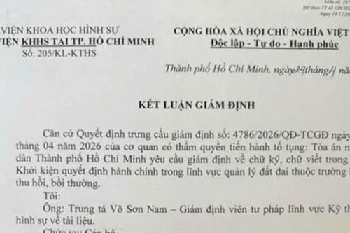 Vụ kiện bị lấy đất làm khu dân cư ở phường Phú Mỹ (TP HCM): VKS đề nghị hủy quyết định thu hồi đất vì dấu hiệu chữ ký bị giả mạo