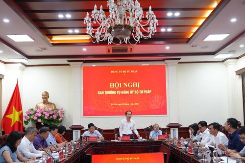 Ban Thường vụ Đảng ủy Bộ Tư pháp cho ý kiến về nhiều nội dung quan trọng