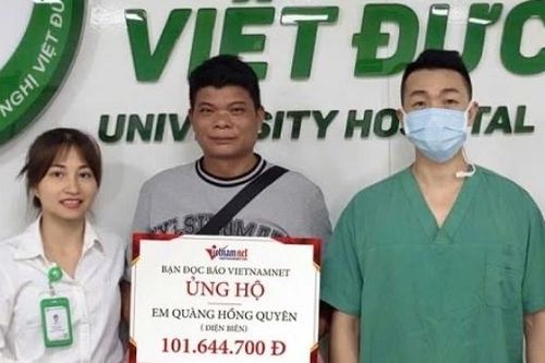 Em Quàng Hồng Quyên bị tai nạn được bạn đọc ủng hộ hơn 100 triệu đồng