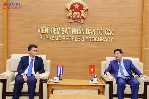 Lãnh đạo VKSND tối cao tiếp Phó Đại sứ Cuba tại Việt Nam