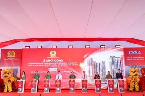 Cần Thơ khởi công dự án nhà ở cho lực lượng công an nhân dân