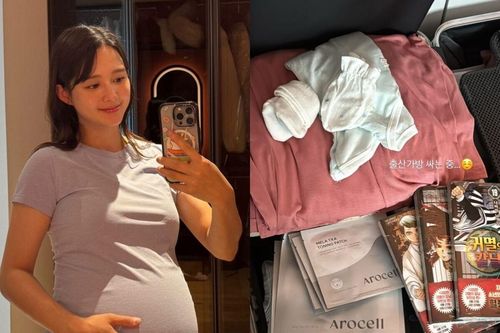 Nam Bo Ra chia sẻ khoảnh khắc cận ngày lâm bồn