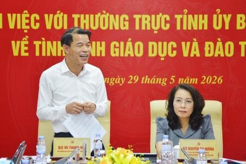Ban Tuyên giáo và Dân vận Trung ương khảo sát công tác giáo dục, đào tạo nghề tại Bắc Ninh