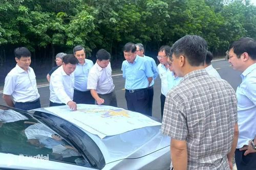 Sonadezi khảo sát các dự án tại xã Nha Bích, thành phố Đồng Nai
