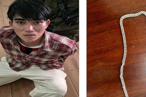 Bắt nhanh đối tượng cướp giật trước cổng trường học ở Phan Rí Cửa