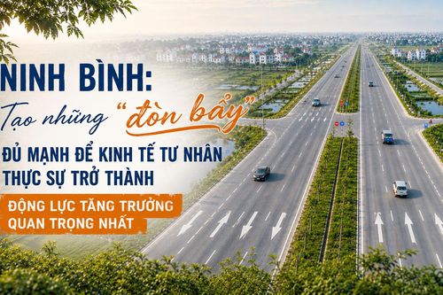Ninh Bình: Tạo 'đòn bẩy' đủ mạnh để kinh tế tư nhân trở thành động lực tăng trưởng quan trọng nhất