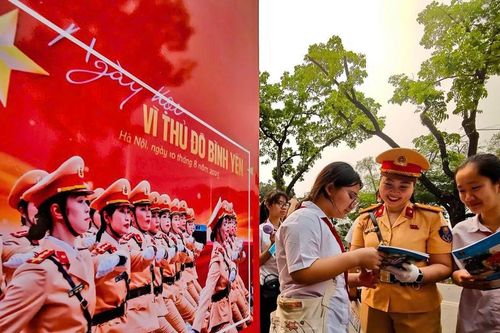 Phân luồng giao thông phục vụ Cuộc thi video clip 'Tổ quốc bình yên'